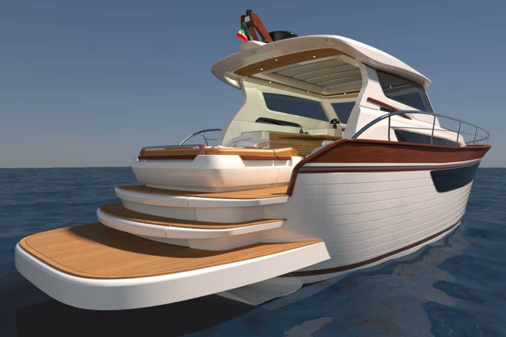 Libeccio 13.5 Cabin beach platforma