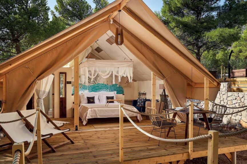 abeille maison glamping resort zlatni rat brac