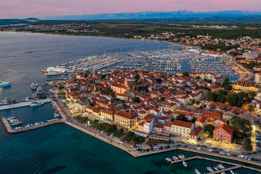 Biograd Boat Show 2022 pogled iz zraka