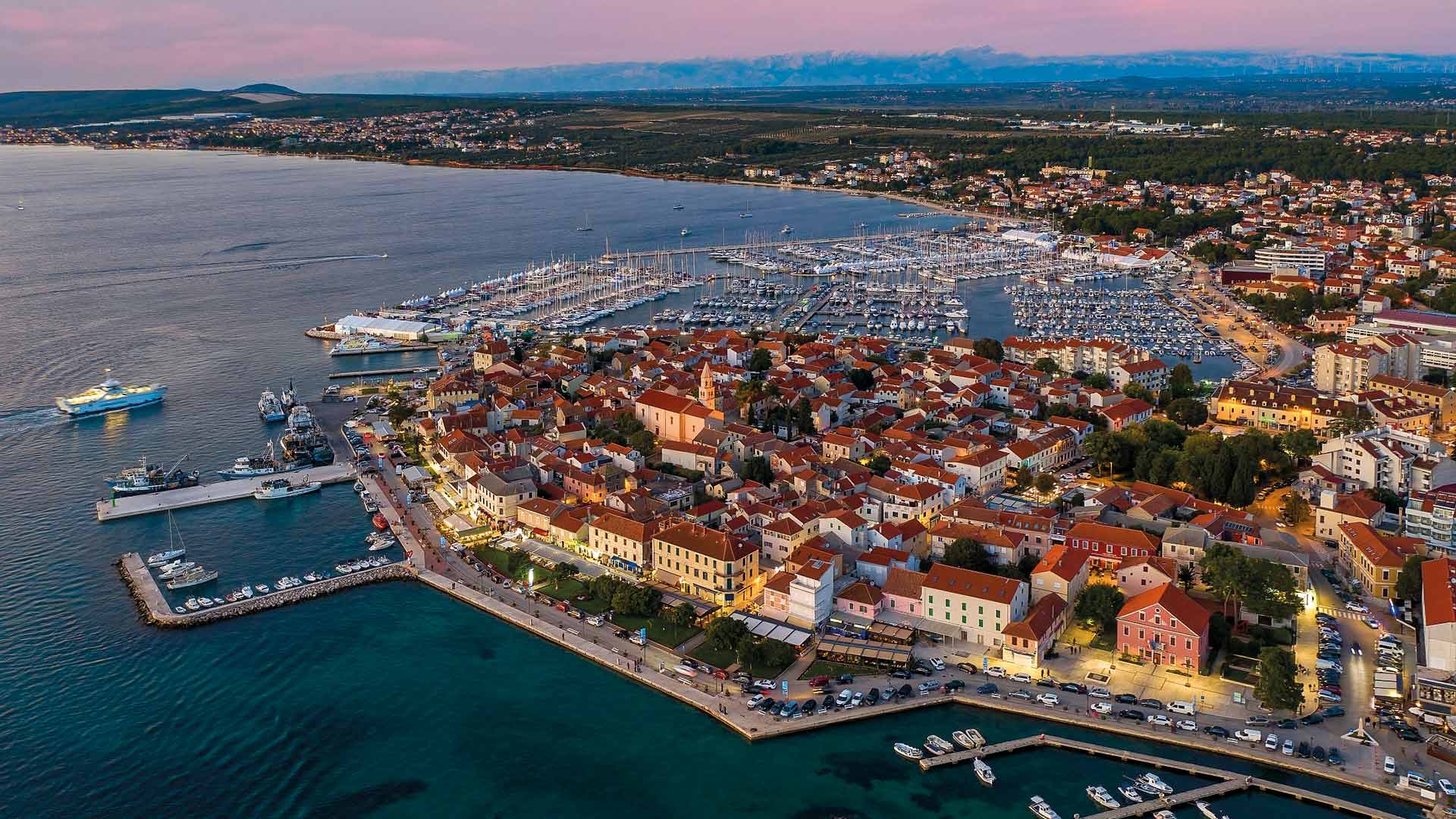 Biograd Boat Show 2022 pogled iz zraka
