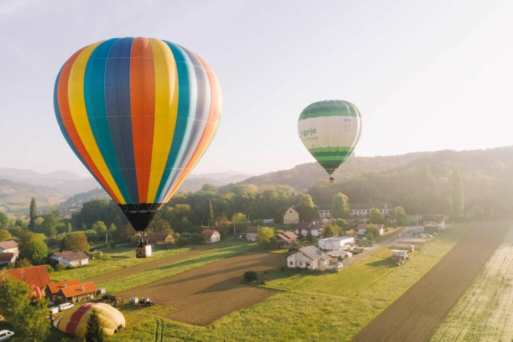 izleti u hrvatskoj let balonom 