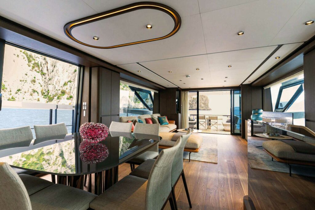 ferretti yachts 860 interijer