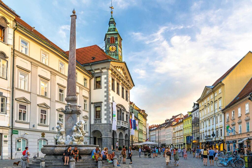 ulice starog grada ljubljane