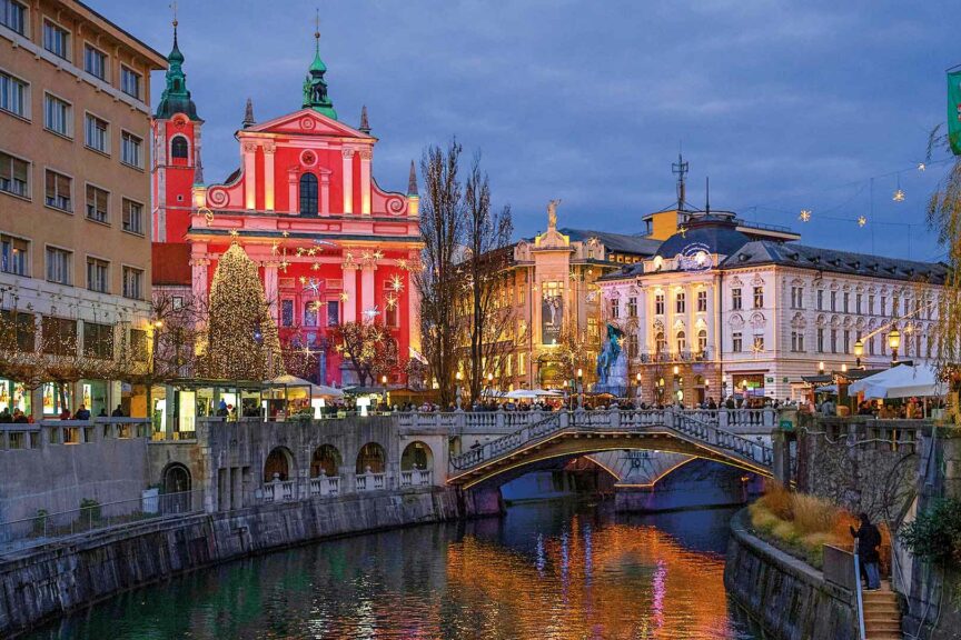 ljubljana u doba božića