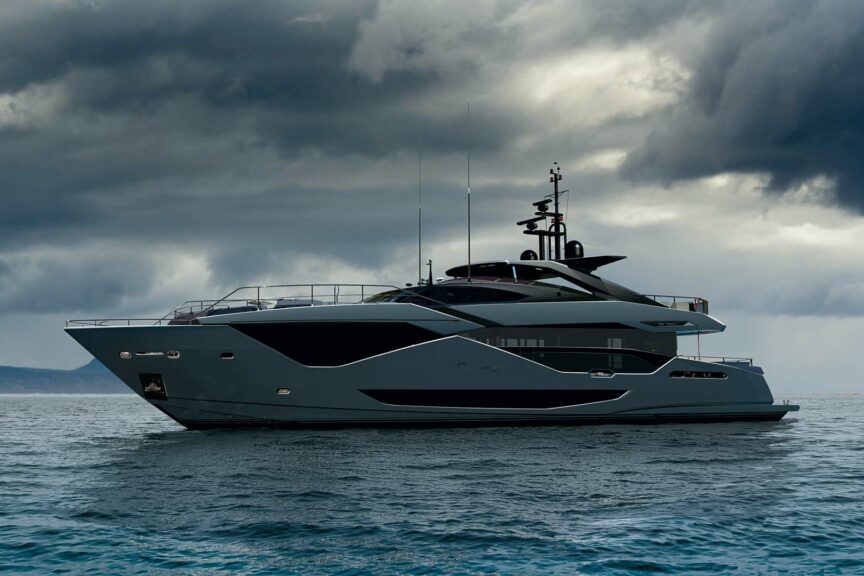 sunseeker 120 yachts vanjske linije