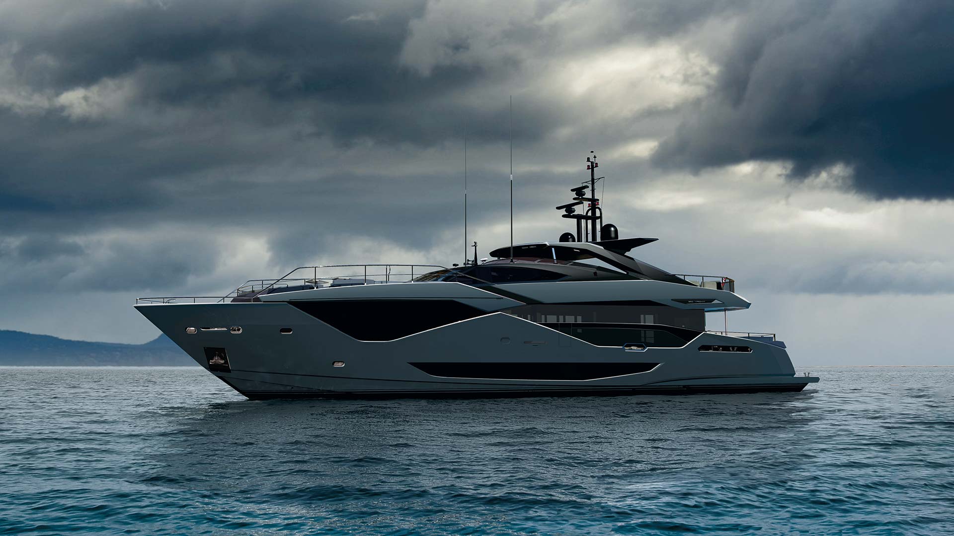 sunseeker 120 yachts vanjske linije