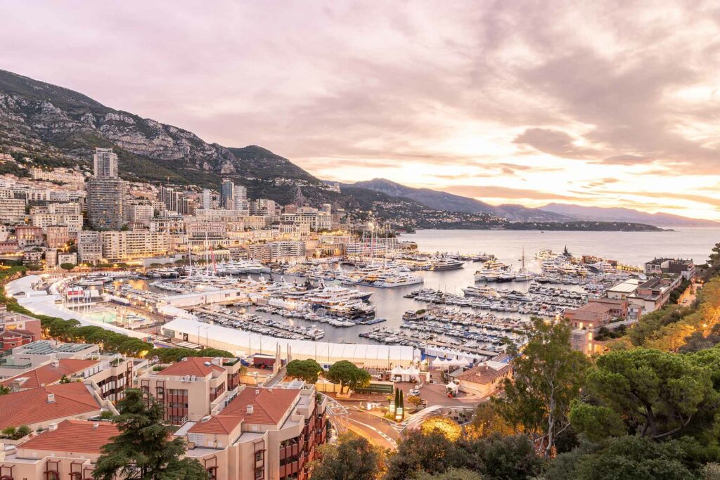 Monaco Yacht Show panorama