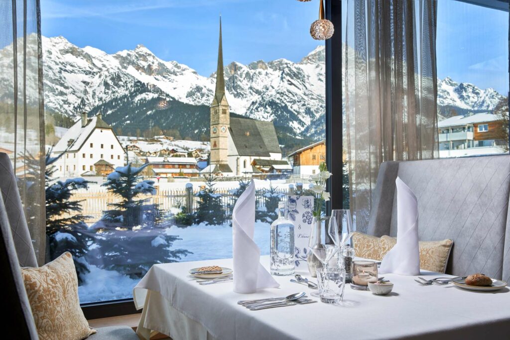 austrijska skijališta, Maria-Alm, restoran