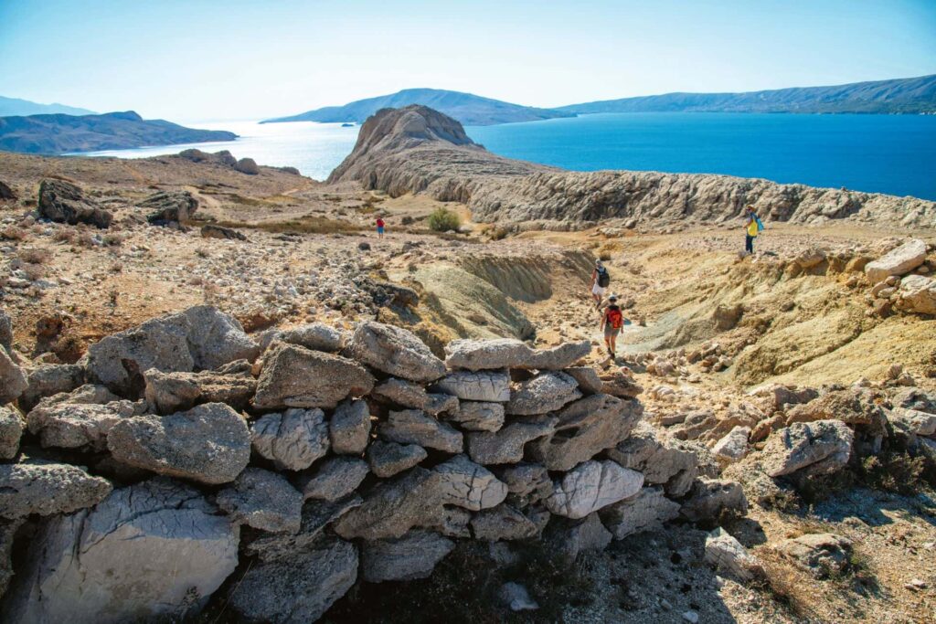 Trekking staza na otoku Pagu.