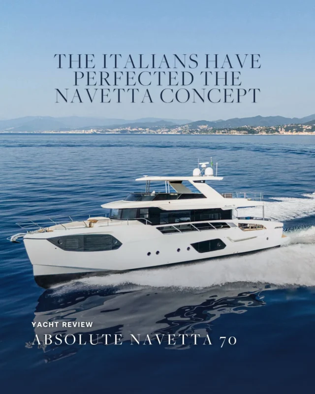 🛥️ The navetta philosophy isn’t about how fast you go — it’s about how fully you experience the sea.

Open space. Quiet moments. A layout that invites you to stay.

The new Absolute Navetta 70 is proof that the Italians are redefining what it means to feel at home on the water.

We tested it in Cannes — and found a yacht that blends range, volume and elegance with intention in every detail.

👉 Full impressions now online – link in bio.

@adriatic.wave.group
@absolute.yachts

#YachtsCroatia #Navetta70 #AbsoluteYachts #YachtTest #ExperienceAtSea #SlowYachting #NavettaPhilosophy #CannesYachtingFestival