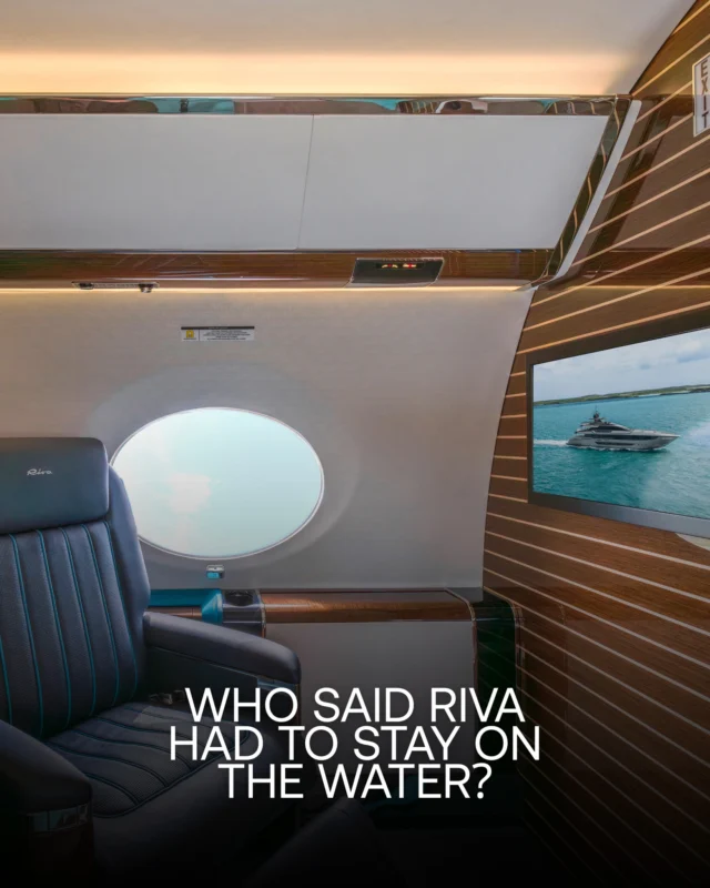 Flexjet and Ferretti Group unveil Riva Volare — a bespoke aircraft and helicopter interior collection inspired by the timeless elegance of Riva yachts. Artisanal craftsmanship, iconic Italian design, and private aviation reimagined.
Discover more at 🌐 yachtscroatia.com

@flexjetllc
@rivayacht
@ferrettigroup

#Flexjet #FerrettiGroup #RivaVolare #PrivateJetLife #LuxuryDesign #AviationMeetsYachting